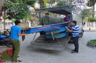 Bắt nhóm thanh niên dùng xung điện chích cá