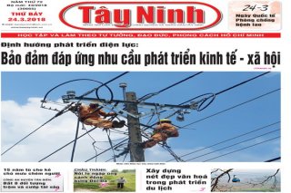 Điểm báo in Tây Ninh ngày 24.3.2018