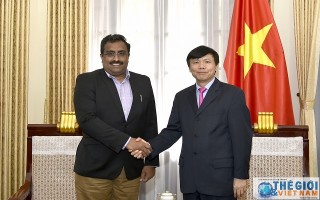 Thứ trưởng Đặng Đình Quý tiếp Tổng Thư ký Đảng Nhân dân BJP Ấn Độ thăm Việt Nam