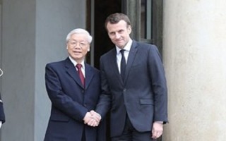 Tổng Bí thư Nguyễn Phú Trọng gửi điện cảm ơn Tổng thống Pháp Emmanuel Macron