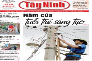 Điểm báo in Tây Ninh ngày 31.3.2018
