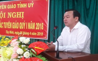 Giao ban công tác Tuyên giáo quý I năm 2018