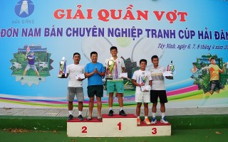 Huỳnh Minh Thịnh vô địch Giải quần vợt đơn nam bán chuyên nghiệp- Cúp Hải Đăng