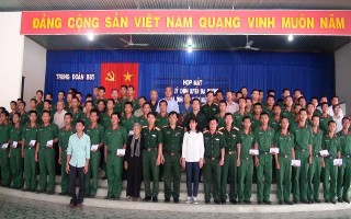 Thăm tân binh mới nhập ngũ năm 2018