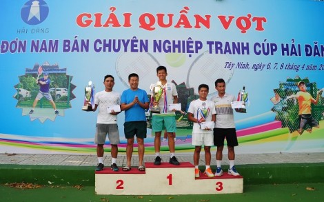 Huỳnh Minh Thịnh vô địch Giải quần vợt đơn nam bán chuyên nghiệp- Cúp Hải Đăng