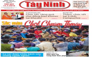 Điểm báo in Tây Ninh ngày 14.4.2018