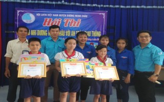 Thi vẽ tranh “Thiếu nhi huyện Dương Minh Châu với ATGT”