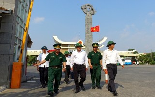 Đoàn công tác Văn phòng Trung ương Đảng thăm, làm việc tại 2 Đồn biên phòng cửa khẩu quốc tế Mộc Bài và Xa Mát