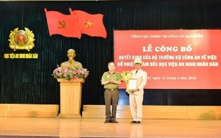 Học viện An ninh nhân dân có tân Giám đốc