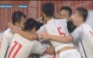 U-19 VN cầm chân Hàn Quốc