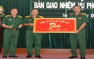 Bổ nhiệm Chính ủy Bộ CHQS tỉnh Tây Ninh