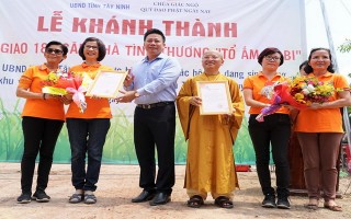 Khánh thành và tiếp nhận 183 căn nhà tình thương