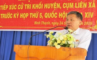 ĐBQH tiếp xúc cử tri khối huyện, cụm liên xã Trảng Bàng