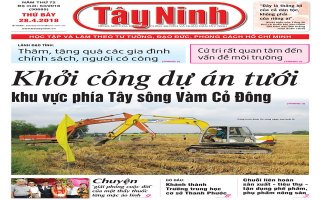 Điểm báo in Tây Ninh ngày 28.4.2018