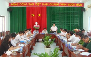 Kiểm tra thực hiện Nghị quyết 25 tại Gò Dầu