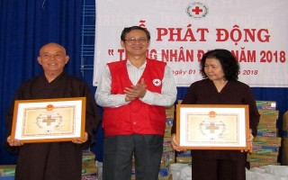 Hội Chữ thập đỏ Tây Ninh phát động “Tháng nhân đạo” năm 2018
