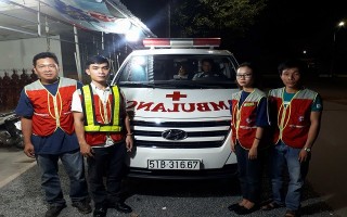 Mạnh thường quân tặng xe cứu thương cho Đội Thanh niên tình nguyện cứu nạn giao thông TP.Tây Ninh