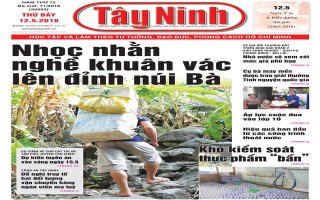 Điểm báo in Tây Ninh ngày 12.5.2018