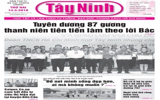 Điểm báo in Tây Ninh ngày 14.5.2018