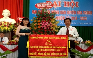 Khai mạc Đại hội đại biểu Hội Nông dân huyện Hòa Thành lần thứ IX