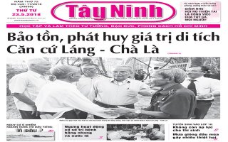 Điểm báo in Tây Ninh ngày 23.5.2018