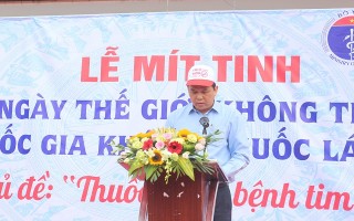 Tây Ninh: Mít tinh diễu hành hưởng ứng Ngày Thế giới không thuốc lá