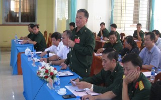 Tân Biên: Tổ chức diễn tập chiến đấu phòng thủ năm 2018