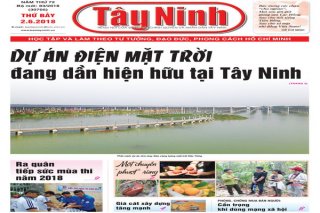 Điểm báo in Tây Ninh ngày 02.6.2018