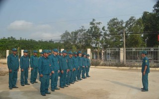 Công tác xây dựng lực lượng dân quân ở Châu Thành