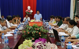 UBND huyện Gò Dầu: Họp phiên thường kỳ tháng 6.2018