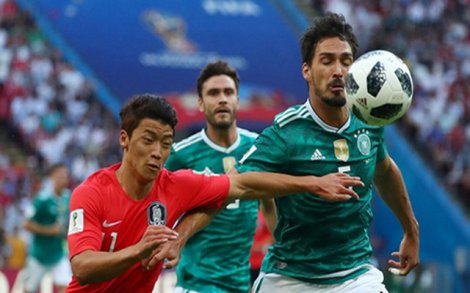 Đức 0-2 Hàn Quốc, Mexico 0-3 Thụy Điển: Đức bị loại từ vòng bảng