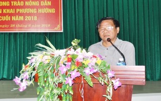 Hội Nông dân tỉnh sơ kết công tác 6 tháng đầu năm 2018