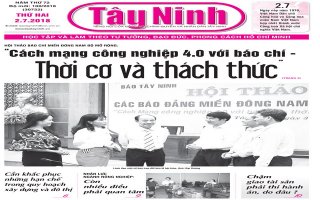 Điểm báo in Tây Ninh ngày 02.7.2018