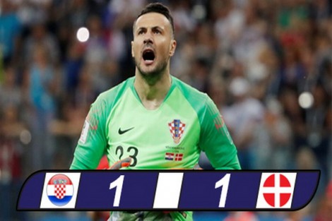 Croatia run rẩy vào tứ kết