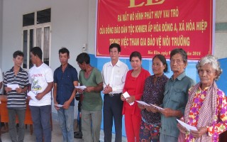 Ra mắt mô hình Phát huy vai trò đồng bào dân tộc Khmer tham gia bảo vệ môi trường