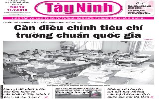 Điểm báo in Tây Ninh ngày 11.7.2018