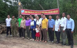 Phước Minh: Khởi công nâng cấp tuyến đường giao thông nông thôn
