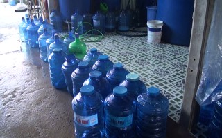 Một công ty sản xuất nước uống đóng chai ở Trảng Bàng chưa đảm bảo VSATTP