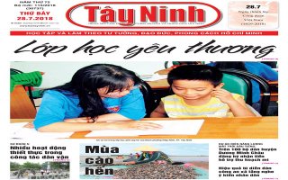 Điểm báo in Tây Ninh ngày 28.7.2018