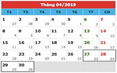 Thủ tướng phê duyệt dịp lễ 30/4- 1/5/2019 sẽ được nghỉ 5 ngày