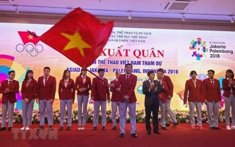 Đoàn thể thao Việt Nam xuất quân tham dự ASIAD 2018