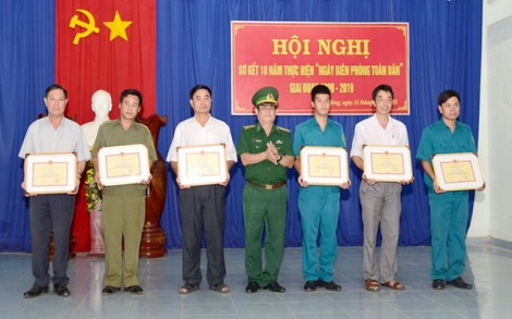 Tân Châu: Sơ kết 10 năm Ngày biên phòng toàn dân