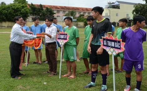 Khởi tranh giải vô địch bóng đá huyện Tân Biên năm 2018