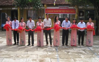 Khánh thành "Thư viện thân thiện" Trường Tiểu học Thạnh Trung