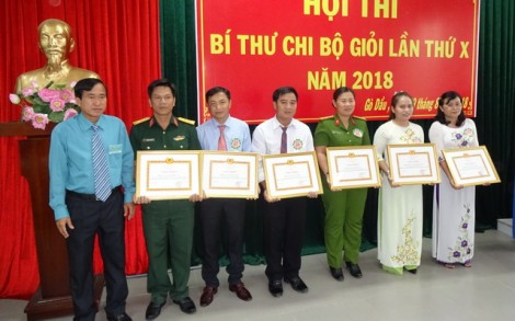 Hội thi Bí thư chi bộ giỏi huyện Gò Dầu