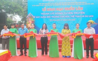 Tây Ninh: Triển lãm 110 tác phẩm cổ động tuyên truyền