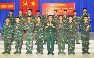 Bộ CHQS Tây Ninh: Gặp gỡ lực lượng Phòng không tỉnh