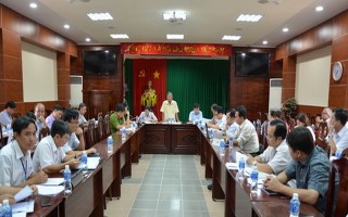 UBND huyện Tân Châu họp thường kỳ tháng 9.2018