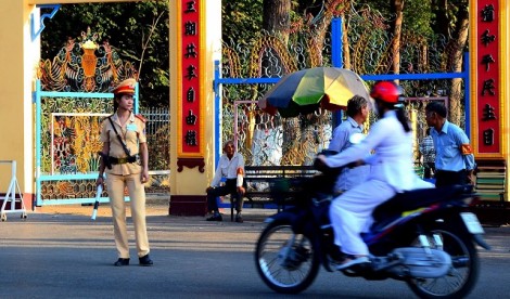 Tăng cường lực lượng, bảo đảm an ninh trật tự trong Đại lễ Hội yến Diêu Trì cung