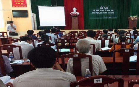 Tập huấn nghiệp vụ quản lý nhà nước về khoa học và công nghệ